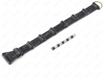 Fixing strap (2 rings)., Código de product 33-17-006-02, Poliuretano, PU54/M71/negro, Imagen №1