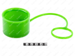 Tapa (antera) de una punta de una manguera hidráulica, 56 mm, Código de product 0-00-9751, Poliuretano, PU54/M80/зеленый, Imagen №1