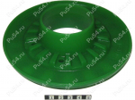 Upper spring spacer, rear suspension, Código de product 19-12-3320, Poliuretano, PU54/M80/зеленый, Imagen №1