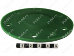 Membrane D 126 x d 6 x H 3,8, Código de product 33-01-767, Poliuretano, PU54/K80/verde oscuro, Imagen №1