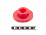 Колпачок-ножка на болт М12, Código de product 33-01-072, Poliuretano, PU54/M92/красный, Imagen №1