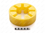 Эластичный элемент муфты насоса FAGOR, D 97 x d 48 x H 32, аналог SAMIFLEX A2, Código de product 33-99-928, Poliuretano, PU54/M95/желтый, Imagen №1