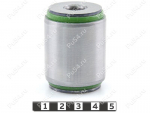 Front lateral arm silent block, rear suspension, hub, pressed-in, Código de product 4-06-6061, Poliuretano, PU54/M80/verde, Imagen №1