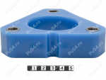Front shock absorber strut spacer, 30 mm, Código de product 7-12-0273, Poliuretano, Полипропилен со втулками серый, Imagen №1