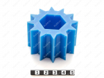 Шестерня малая, Código de product 33-01-1428, Poliuretano, PU54/M87/синий, Imagen №1