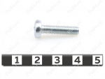 Screw М5*20 mm DIN7985 zinc, Código de product 0-75-009, Poliuretano, Imagen №1