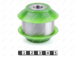 Silentblock delantero de brazo suspensión delantera, Código de product 2-16-531, Poliuretano, PU54/M80/зеленый, Imagen №1