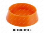 Tapón de manguito 100 D 100 x H 30, Código de product 33-01-1230, Poliuretano, PU54/M72/оранжевый, Imagen №1