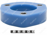 Front shock absorber strut spacer, 30 mm, Código de product 4-12-0213, Poliuretano, Полипропилен со втулками серый, Imagen №1