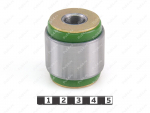 Upper control arm silent block, rear suspension, pressed-in, Código de product 16-06-1521, Poliuretano, PU54/M80/зеленый, Imagen №1