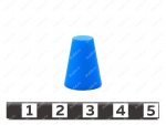Заглушка коническая D 6 x d 3 x H15, Código de product 33-01-1138, Poliuretano, Imagen №1