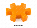 Piñón de acoplamiento elástico 155*90*33, Código de product 33-01-970, Poliuretano, PU54i/K72/темно-оранжевый, Imagen №1