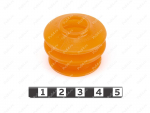 Hydraulic distributor dust-boot, Código de product 31-05-009, Poliuretano, PU54/M72/оранжевый, Imagen №1
