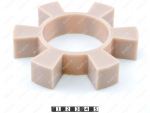 Piñón de acoplamiento elástico 150*80*30 (6 vigas), Código de product 33-01-1164, Poliuretano, PU54/M92/красный, Imagen №1
