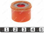 Stabilizer strut bushing, front and rear suspension (with enlarged washer), Código de product 3-02-14141, Poliuretano, PU54/M71/naranja, Imagen №1