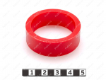 Кольцо D 47 x d 38 x h 15, Código de product 33-01-1398, Poliuretano, PU54/K65/красный, Imagen №1