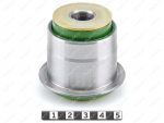 Upper control arm silent block, front suspension, pressed-in, Código de product 26-06-0311, Poliuretano, PU54/M80/зеленый, Imagen №1