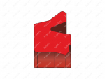 Уплотнение поршня 125x107.5x7.25/L=7.5, аналог K59-125/1 KASTAS, Código de product 70-08-941013, Poliuretano, PU54/M87/синий, Imagen №1
