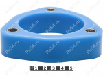Rear shock absorber strut spacer, 30 mm, Código de product 8-12-0253, Poliuretano, Полипропилен со втулками серый, Imagen №1