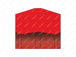 Уплотнение крышки / поршня 70x64,4x6,2/5,4 аналог K84-070 KASTAS PU83 статическое, Código de product 70-08-964043, Poliuretano, PU54/M95/желтый, Imagen №1