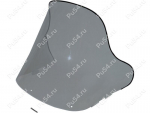 Snowmobile windshield Polaris Widetrak (53 sm, 2 mm), Código de product 50-44-398Pc, Poliuretano, Imagen №1