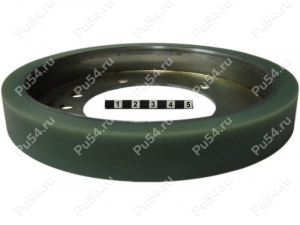 Disco de embrague de quitanieves D 160 x d 140 x h6 (restauración), Código de product 333-01-822, Poliuretano, PU54/K80/verde oscuro, Imagen №1