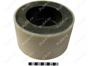 Polyurethane pad for supporting rollers of the moving dome, Código de product 333-01-825, Poliuretano, PU54/K92/beige, Imagen №1