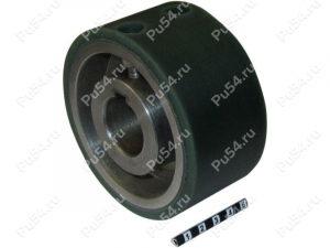Draw-out roller, Código de product 333-01-828, Poliuretano, PU54/K80/verde oscuro, Imagen №1