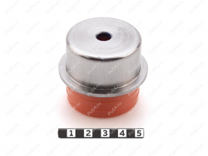Подушка кузова 4 ряд одиночная (над задней осью), Código de product 1-12-747, Poliuretano, PU54/M72/оранжевый, Imagen №1