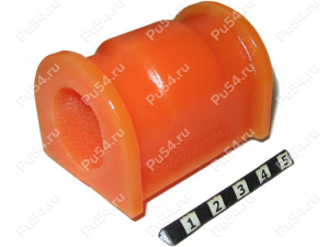 Stabilizer bushing, front suspension, ID=24.5 mm, Código de product 9-01-800, Poliuretano, Imagen №1
