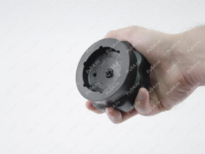 Manija de sujeción octagonal (8 vigas, M10 tuerca, acero inoxidable), Código de product 36-00-0052, Poliuretano, PU54/M80/negro, Imagen №9