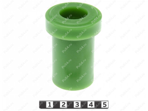 Buje de resorte de suspensión trasera, Código de product 2-10-781, Poliuretano, PU54/M80/verde, Imagen №2