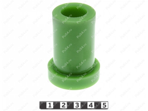 Buje de resorte de suspensión trasera, Código de product 2-10-781, Poliuretano, PU54/M80/verde, Imagen №3