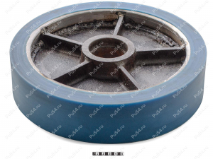 Колесо D 308 x d 268 x H 70 (восстановление), Código de product 333-01-1014, Poliuretano, PU54/M87/синий, Imagen №1