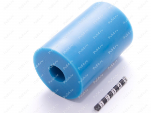 Ролик D60 x d 19.8 x H 90, Código de product 33-01-1681, Poliuretano, PU54/M87/синий, Imagen №3