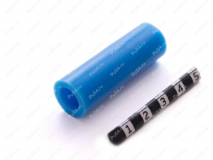 Ролик D16 x d 10 x H 48, Código de product 33-01-1685, Poliuretano, PU54/M87/синий, Imagen №3