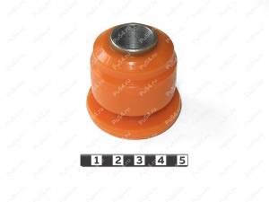 Upper control arm silent block, front suspension., Código de product 2-06-103, Poliuretano, PU54/M72/оранжевый, Imagen №1