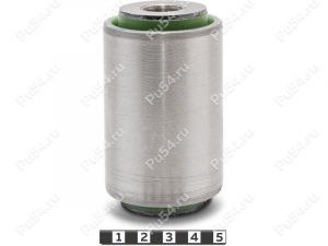 Front spring rear silent block, pressed-in, Código de product 31-06-0391, Poliuretano, PU54/M80/verde, Imagen №1