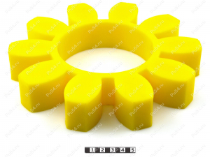 Piñón de acoplamiento elástico 225*113*38 (10 vigas), Código de product 33-01-1156, Poliuretano, PU54/M92/rojo, Imagen №2