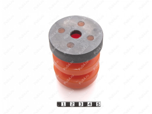 Подушка кузова 1 (передний) ряд верхняя, Código de product 1-12-740, Poliuretano, PU54/M72/оранжевый, Imagen №2