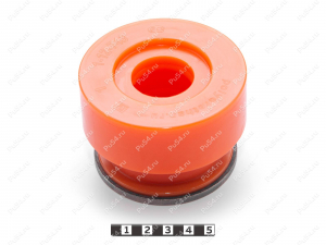 Подушка кузова 2 ряд нижняя, Código de product 1-12-743, Poliuretano, PU54/M72/оранжевый, Imagen №1