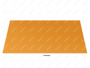 Лист полиуретановый толщиной 3мм, 120х325, Código de product 33-01-1601, Poliuretano, PW54/K72/светло-оранжевый, Imagen №1