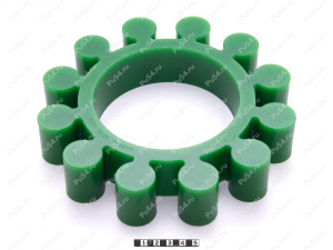 Вставка упругой муфты D225 x d127 x H42, Código de product 33-01-1676, Poliuretano, PU54/M80/зеленый, Imagen №1