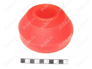 Axle rod bushing, rear suspension., Código de product 3-11-086, Poliuretano, PU54i/K72/темно-оранжевый, Imagen №1