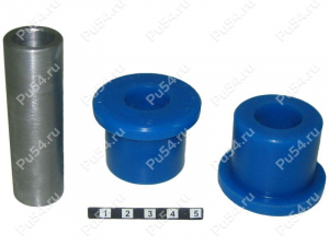 Silent blocks kit for front/rear leaf spring lug (3pcs), Código de product 31-20-003, Poliuretano, Imagen №1
