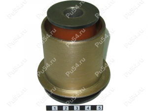 Lower control arm silent block, front suspension, Código de product 1-06-022, Poliuretano, Imagen №1