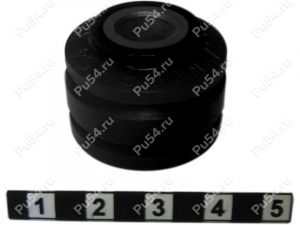Stabilizer link silent block, front suspension, Código de product 1-06-057(92), Poliuretano, PU54/K92/negro, Imagen №1