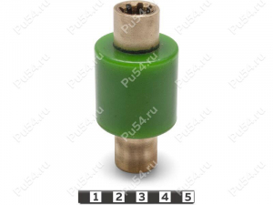 Boat propeller bushing D 133 * d 105 * H 20 (restoration), Código de product 333-01-904, Poliuretano, PU54/M80/verde, Imagen №1