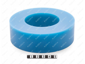 Ролик D120 x d65 xH37, Código de product 33-01-1768, Poliuretano, PU54/M87/синий, Imagen №1