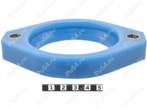 Front shock absorber strut spacer, 20 mm, Código de product 9-12-1362, Poliuretano, Полипропилен со втулками синий, Imagen №1